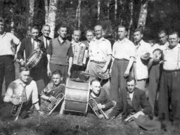 Orkiestra dęta cukrowni "Zbiersk" lata pięćdziesiąte